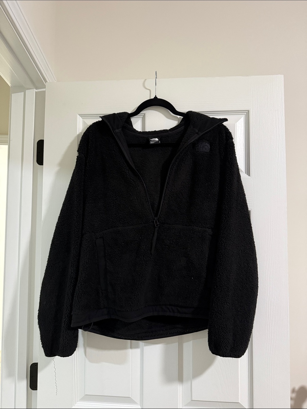 The North Face Black Sherpa Zip-Up Hoodie
